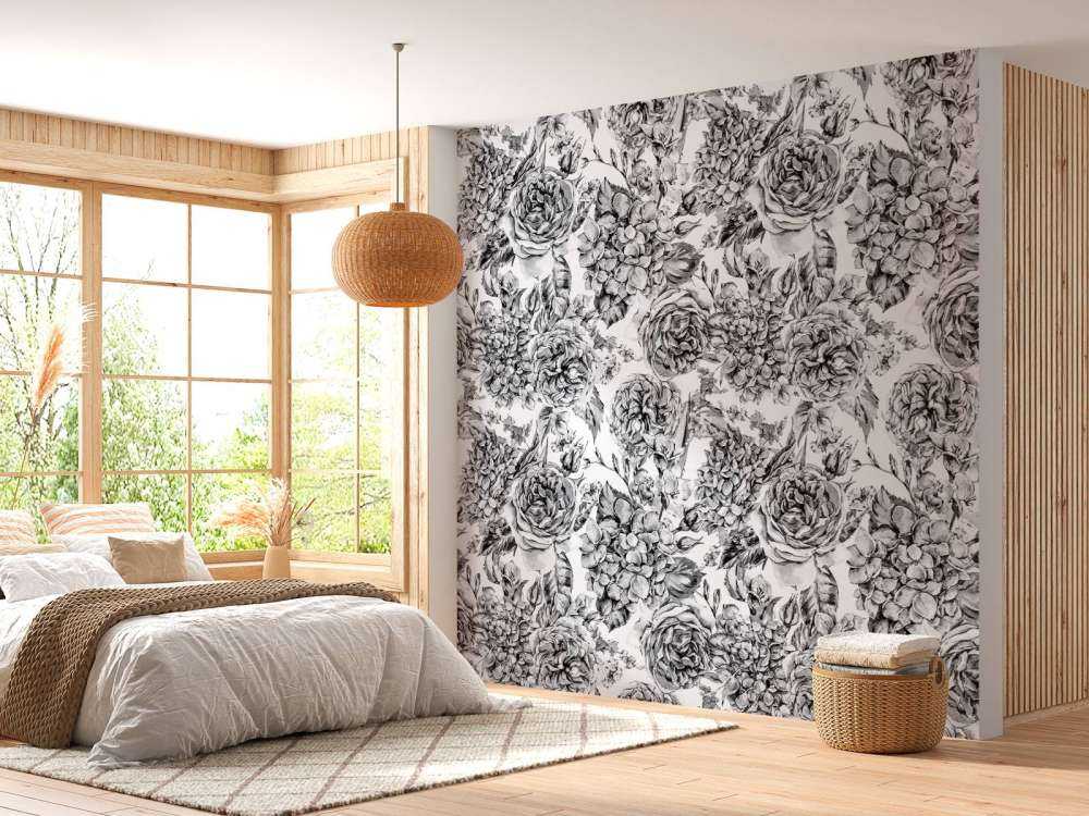 Czarno-Biały Ogród Kwiatowy