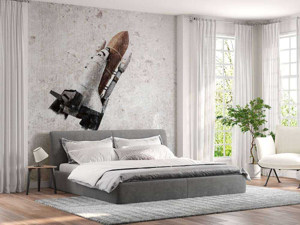 Spaceshuttle na betonie