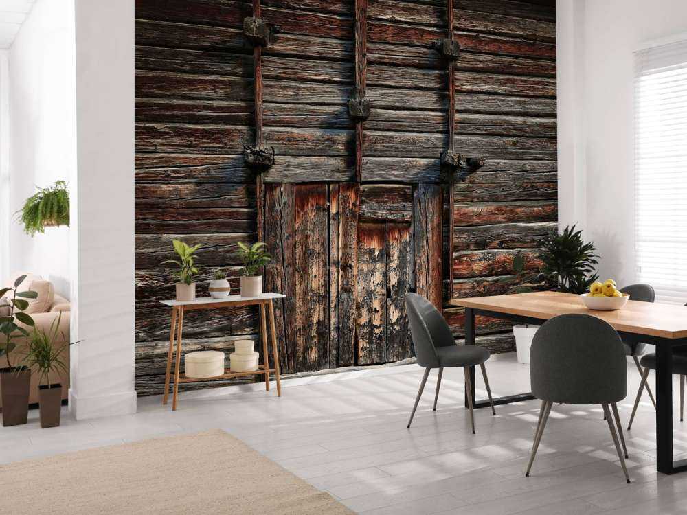 Stare drewno z belkami