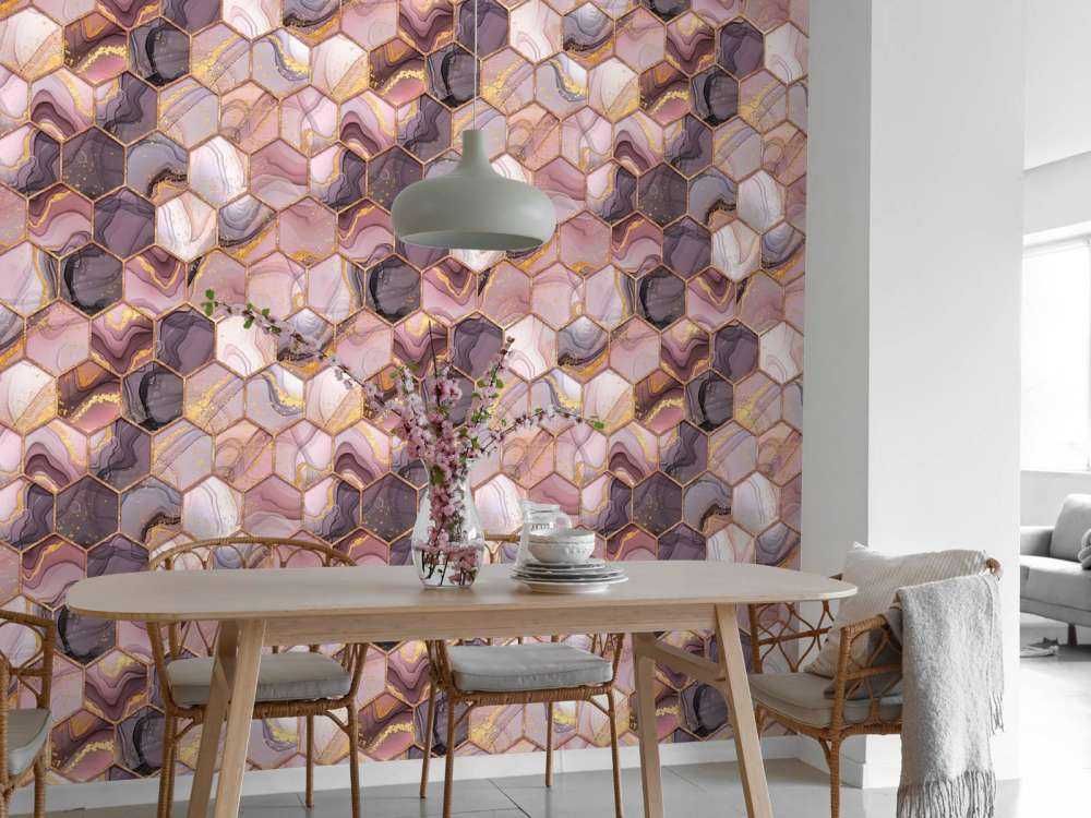 Kolorowy plaster miodu