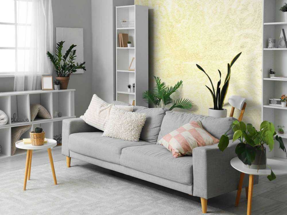 Żółte i szare mandale