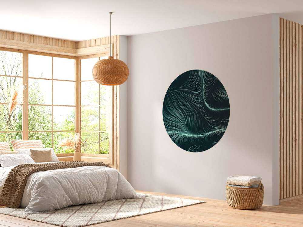 Zielone podświetlone linie