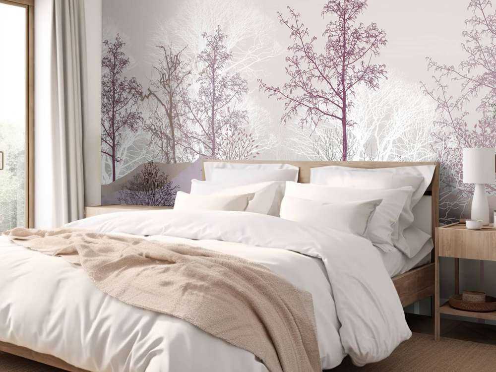 Krajobraz z drzewami