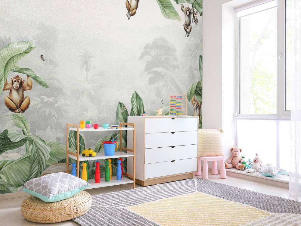 Krajobraz małp w kolorze