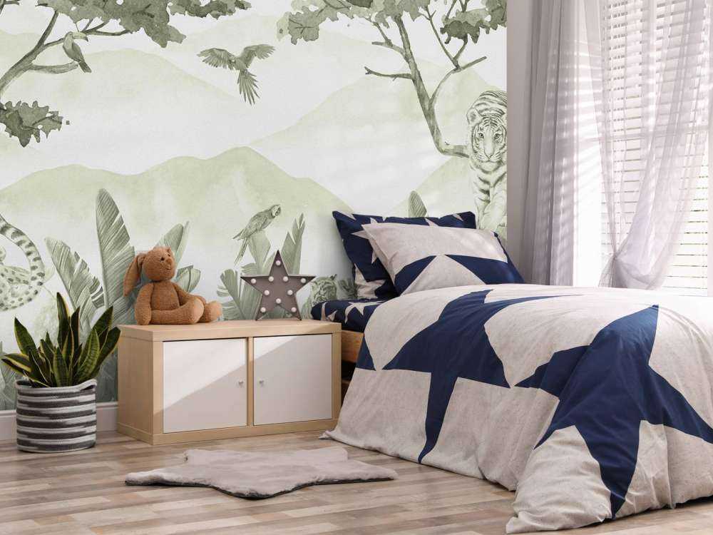 Drapieżniki w dżungli na zielono