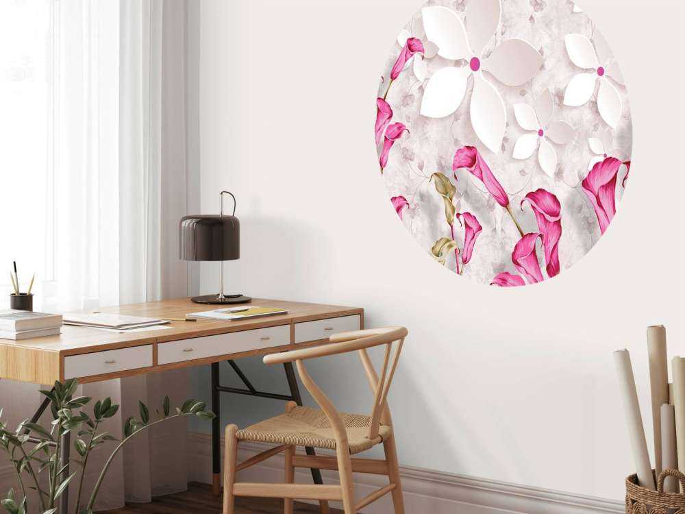 Różowo-białe kwiaty