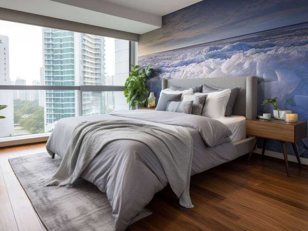 Kruszący się lód na Ijsselmeer