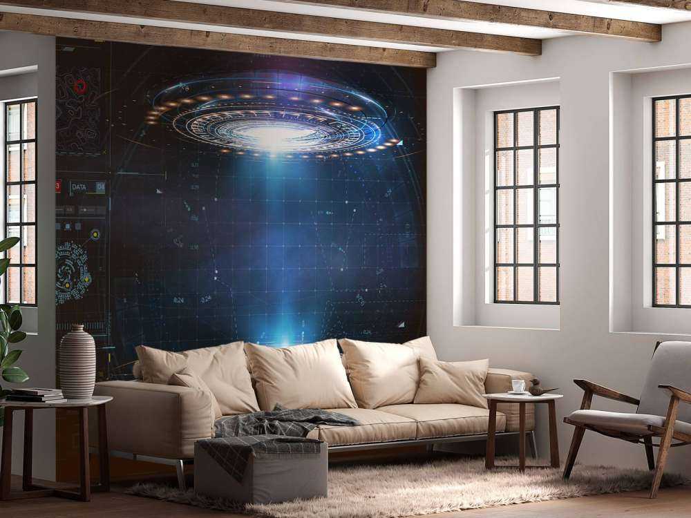 Futurystyczna tablica rozdzielcza