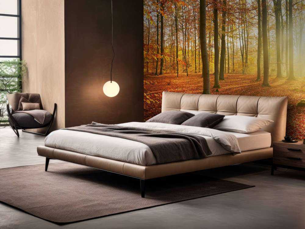 Jesienny poranek w lesie