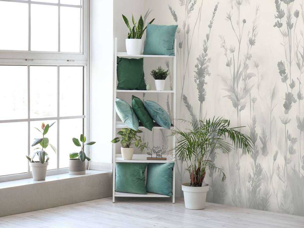 Lawendowa Polana Bezszwowa Kremowa Biała