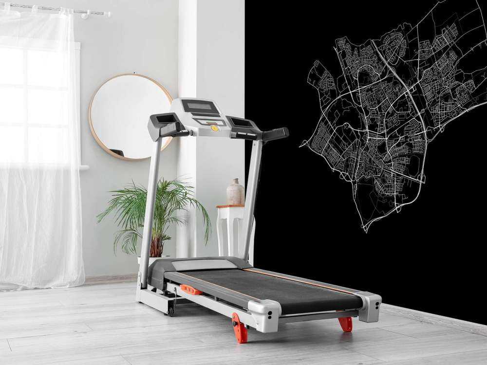 Mapa Den Bosch, czarna