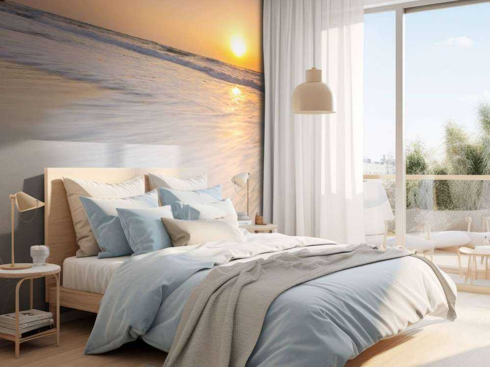 Zachód słońca na plaży