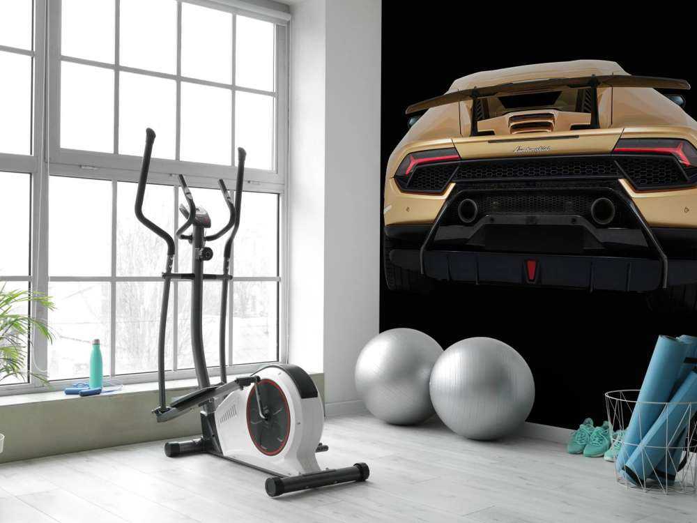 Lamborghini Huracán - Tył, czarny