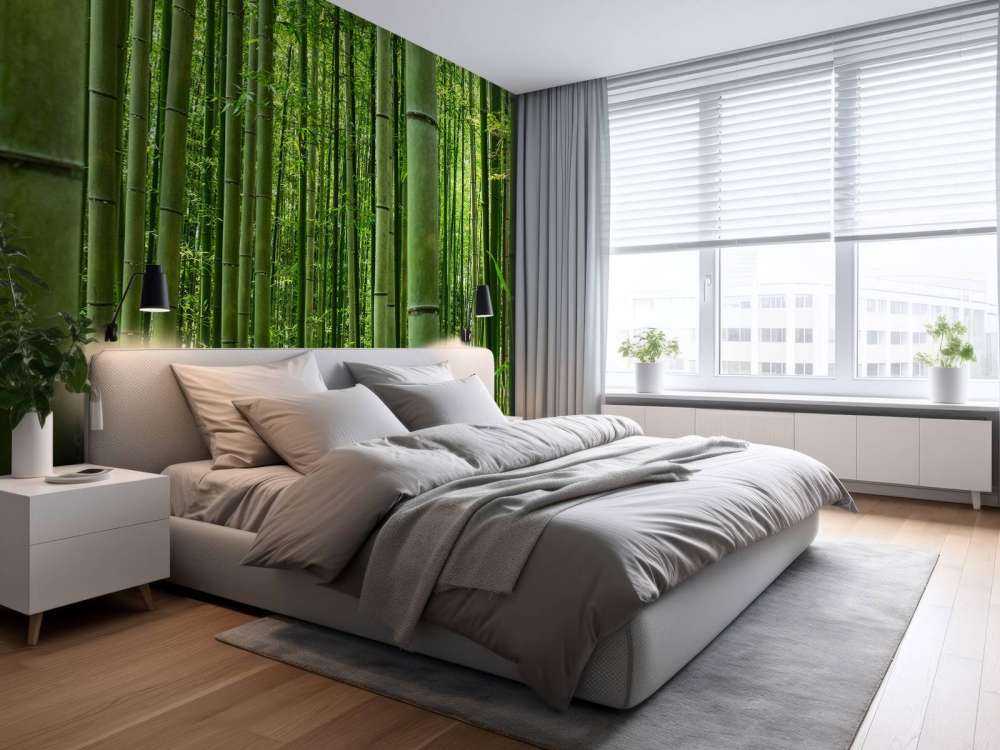 W środku lasu bambusowego