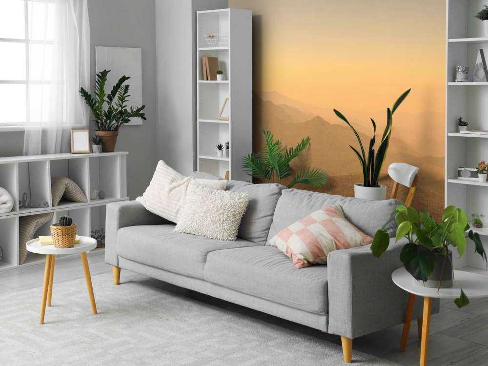 Wzgórze górskie i las