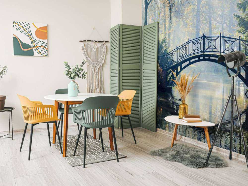 Stary mostek jesienią