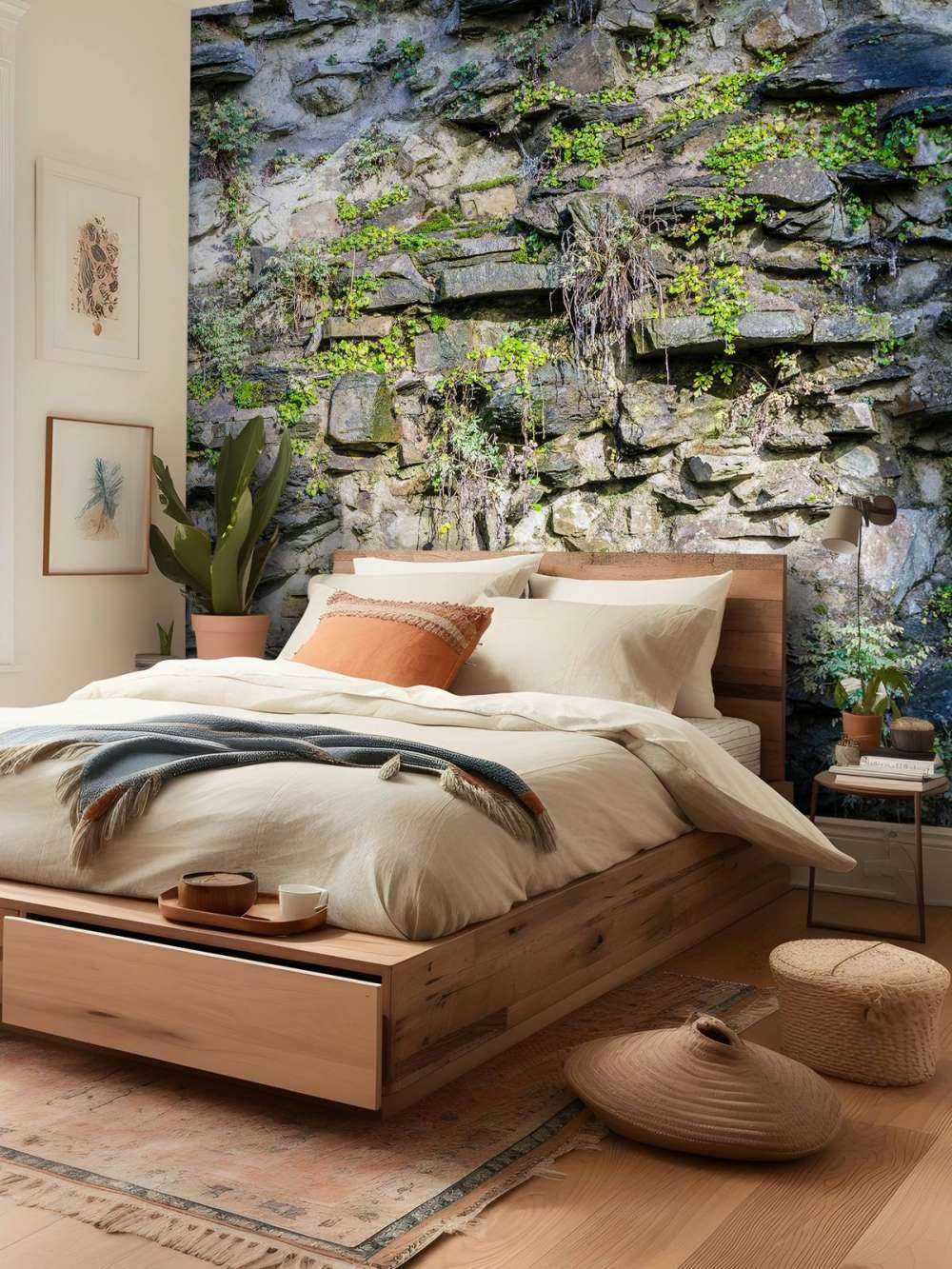 Zarośnięta ściana