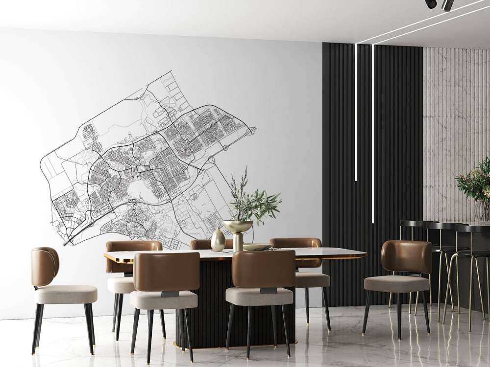 Plan piętra Almere, biała