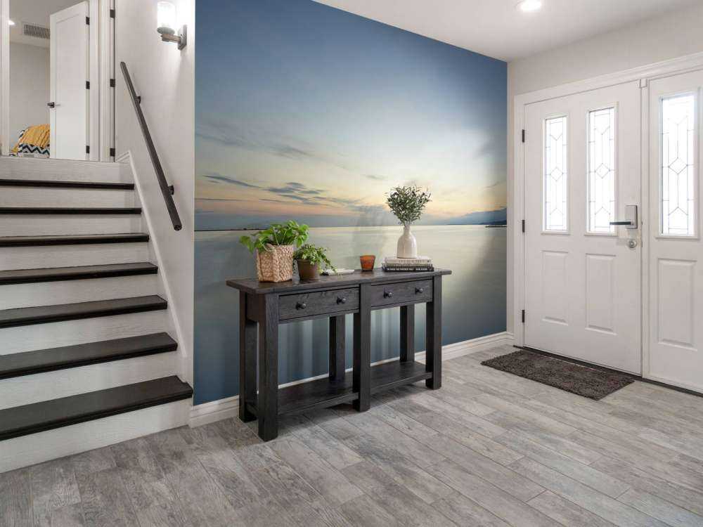 Wschód słońca wybrzeżu 