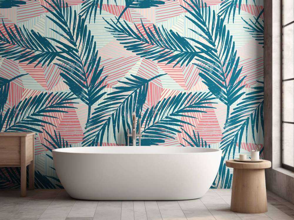 Abstrakcyjne liście palmowe