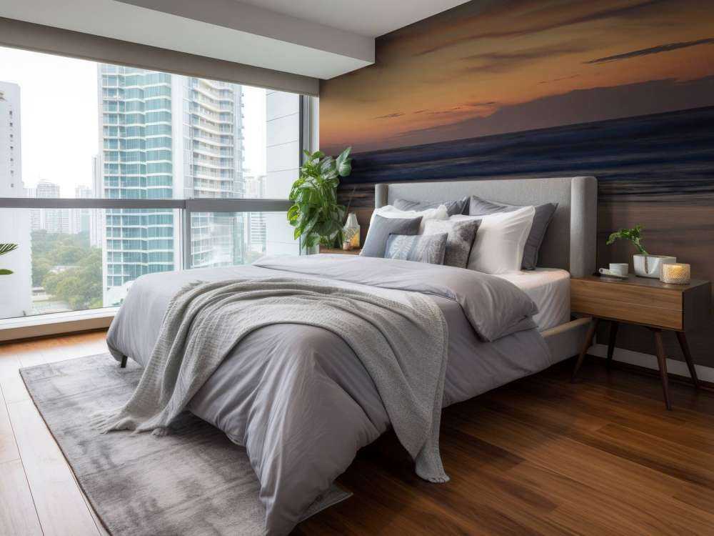 Zachód słońca na wybrzeżu