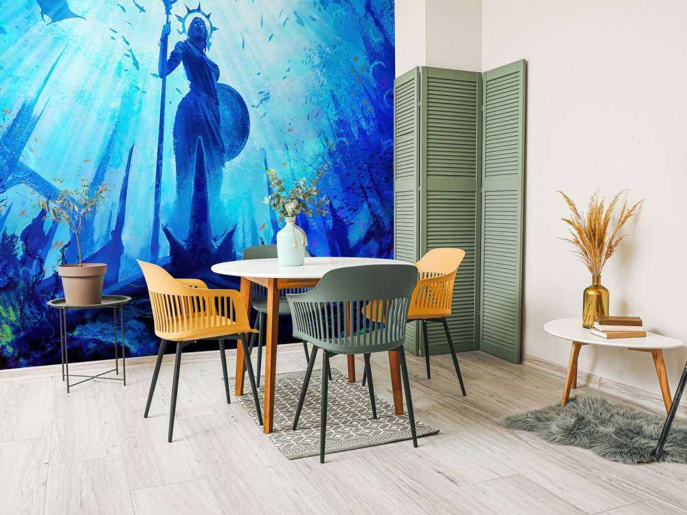 Grecka bogini w podwodnym świecie