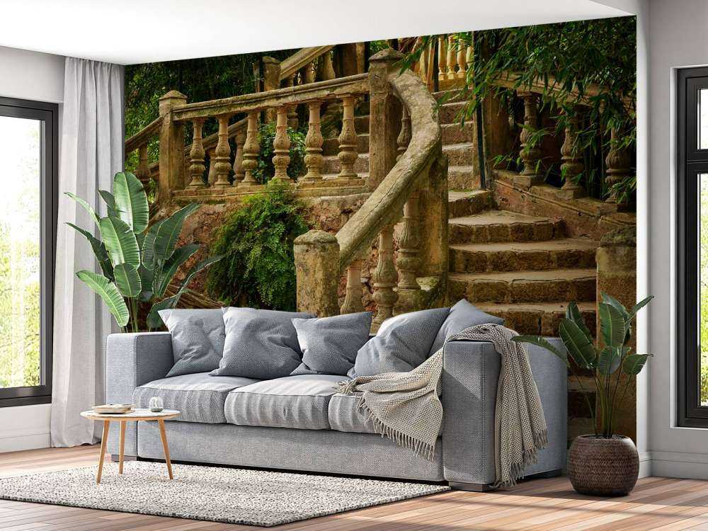 Stare schody na górę