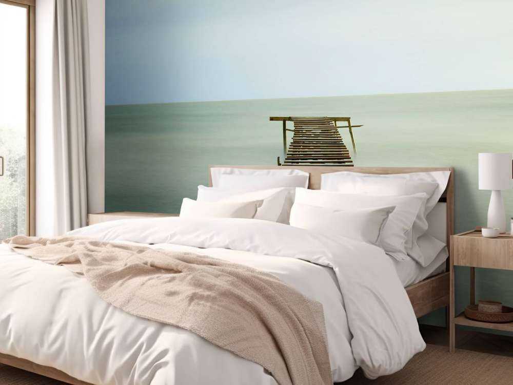 Stare drewniane rusztowanie