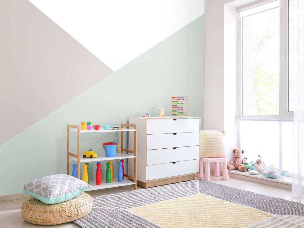 Trójkąt w pastelowych kolorach