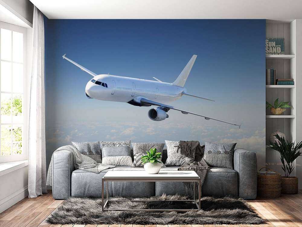 Samolot nad chmurami