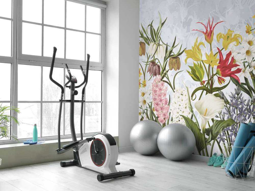 Kwiaty Wiosenne - Niebieskie Niebo w Chmurach