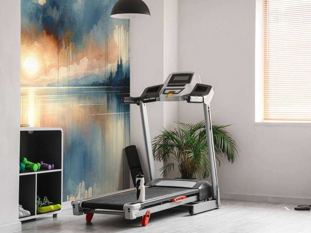 Akwaforta Abstrakcyjne Jezioro