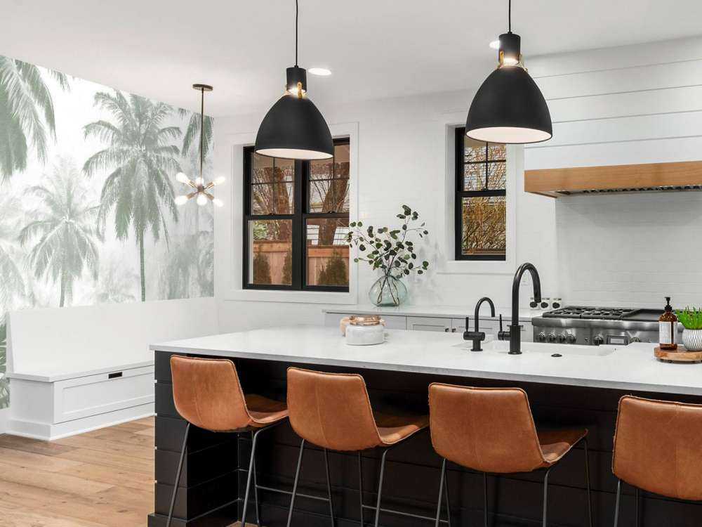 Mglisty Las Palmowy, zielony