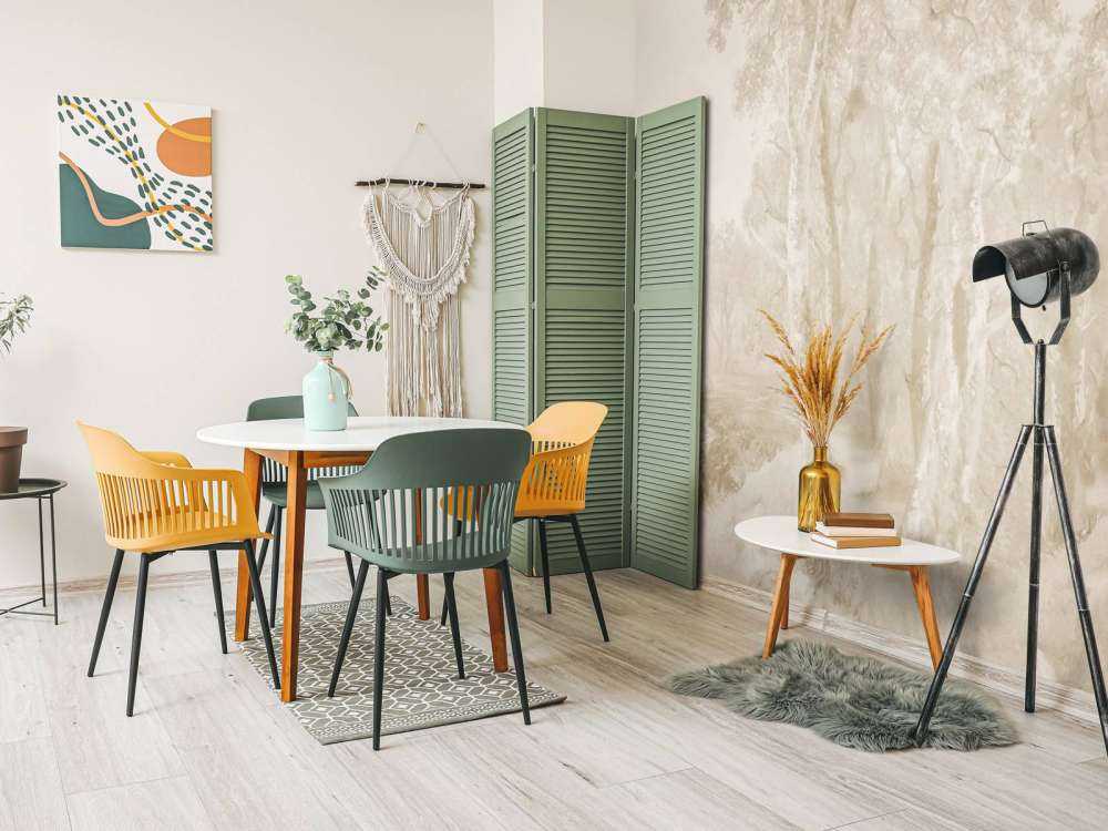 Krajobraz leśny beżowy panorama