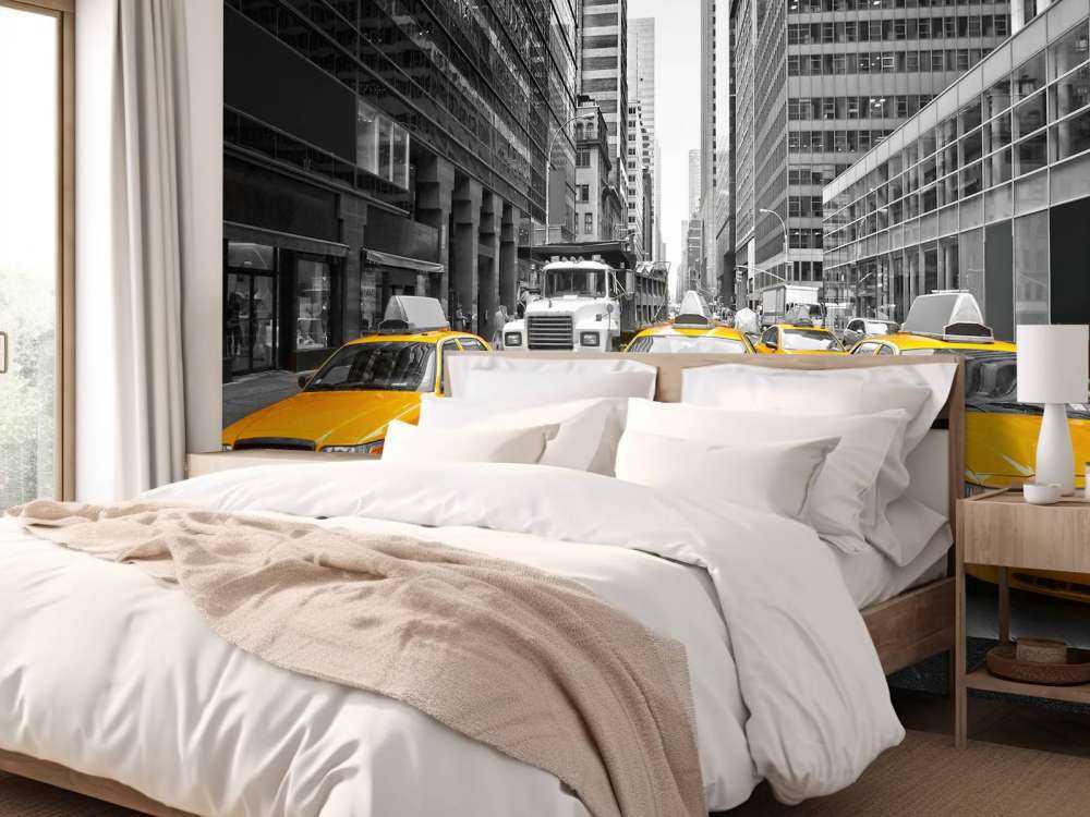 Żółte taksówki w Nowym Jorku