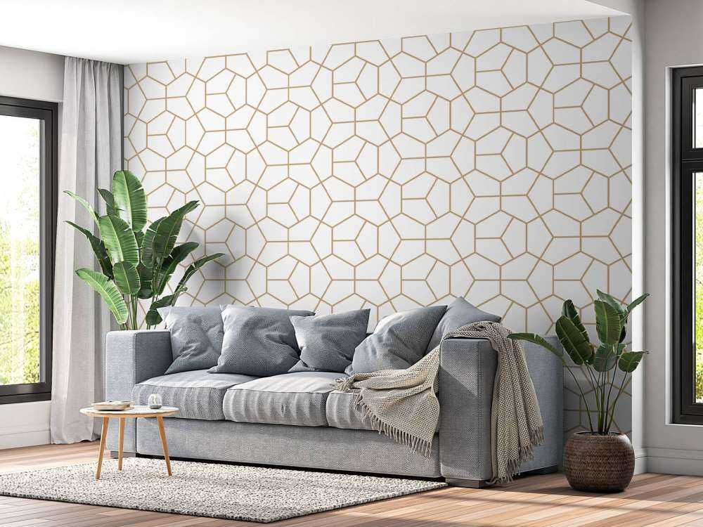 Złoty wzór geometryczny