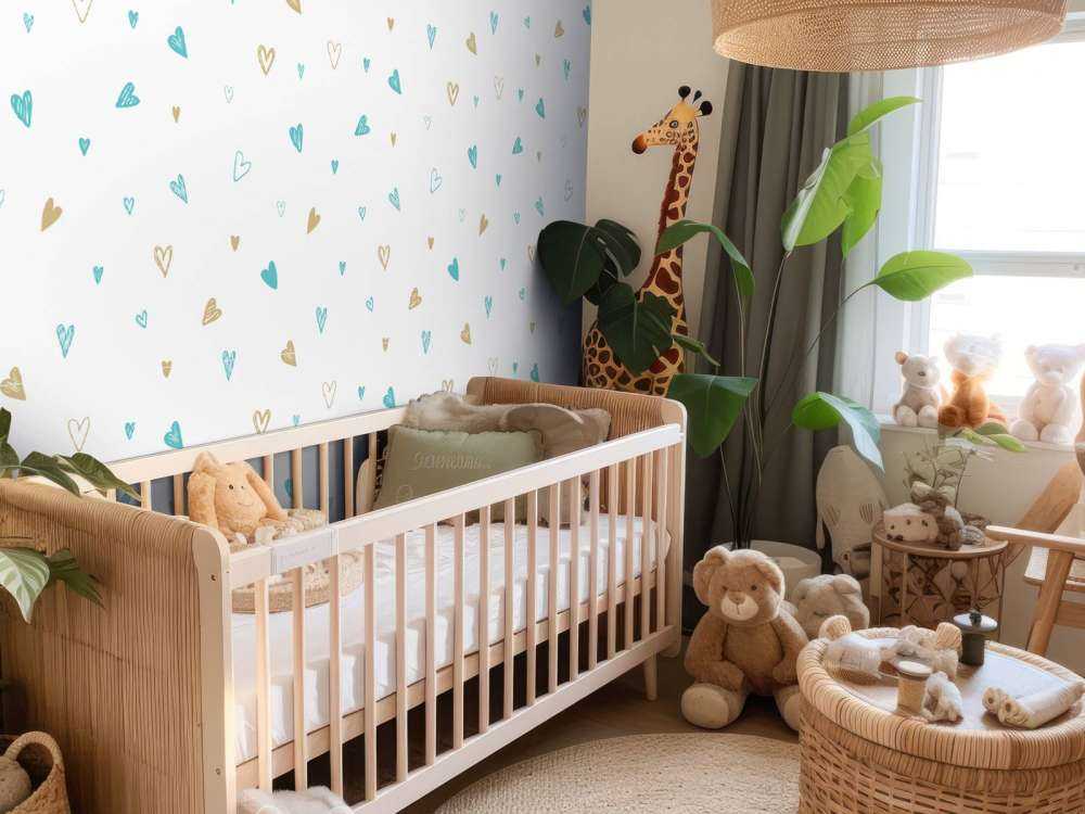 Niebieskie i złote serca