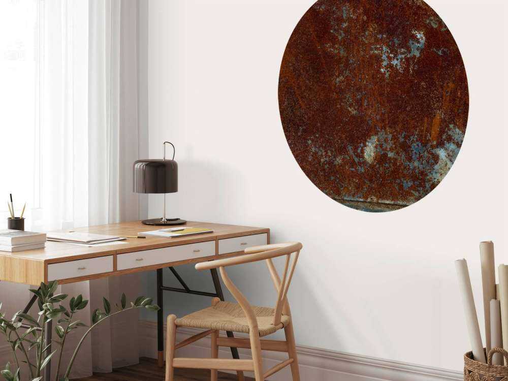 Zardzewiała konstrukcja metalowa