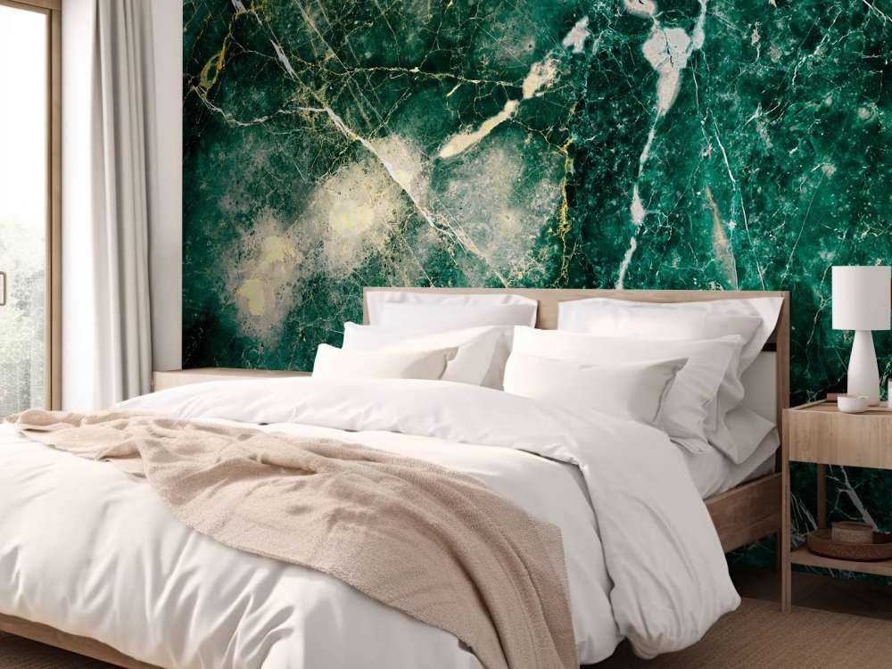 Zieleń o fakturze marmuru