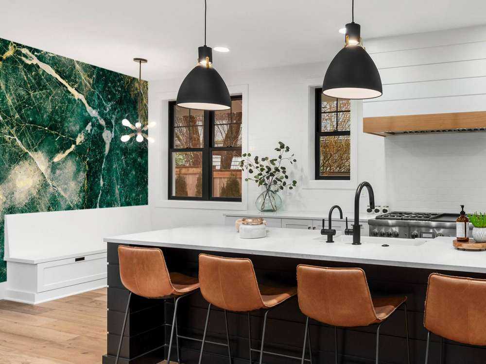 Zieleń o fakturze marmuru