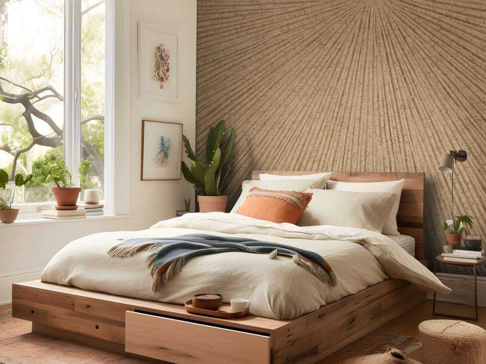 Struktura z liniami w kolorze złotego brązu