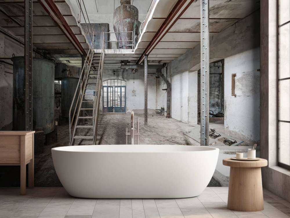 Opuszczona stara hala fabryczna