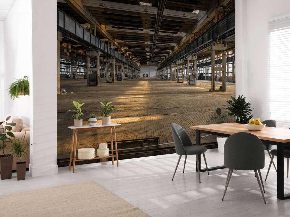 Stary opuszczony garaż