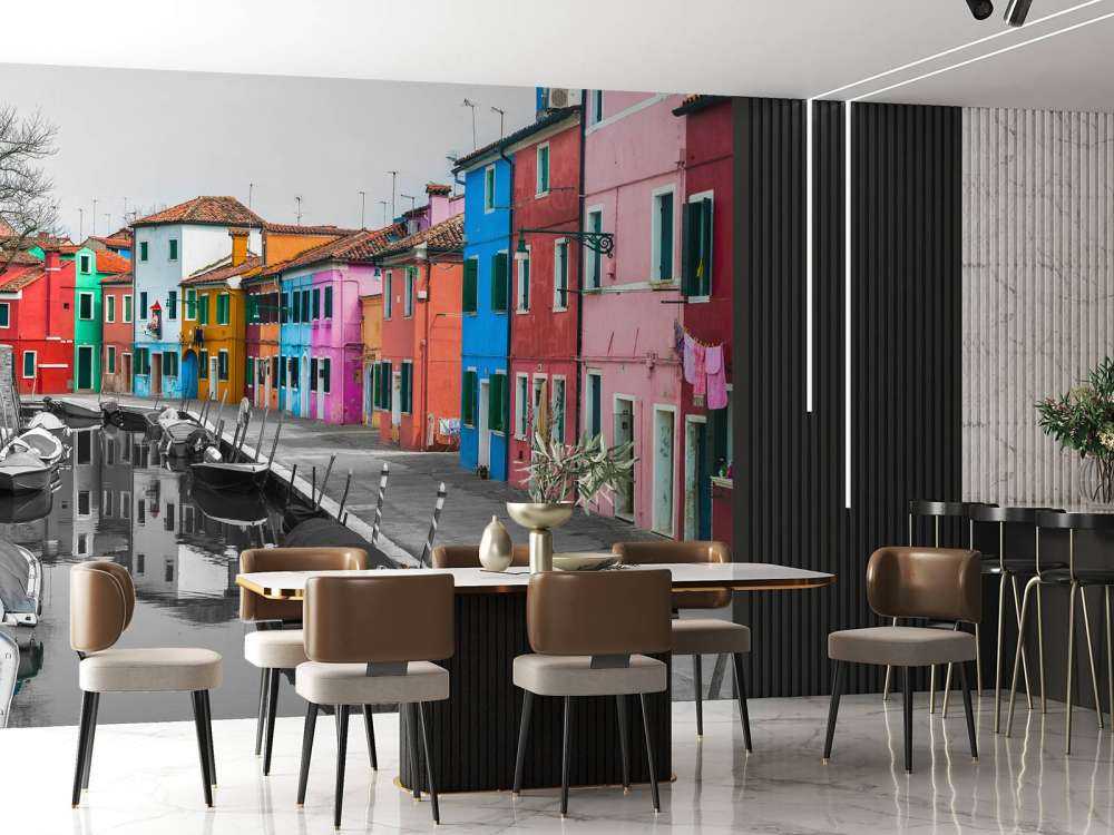 Kolorowe domy rybaków