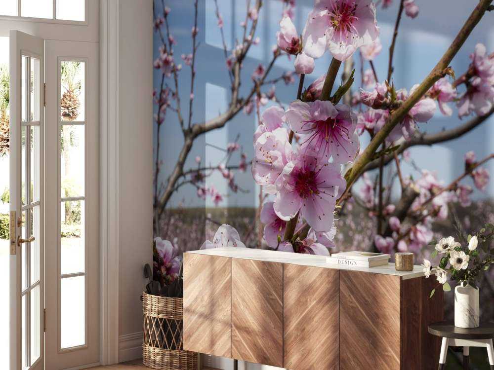 Kwiaty jasnoróżowe