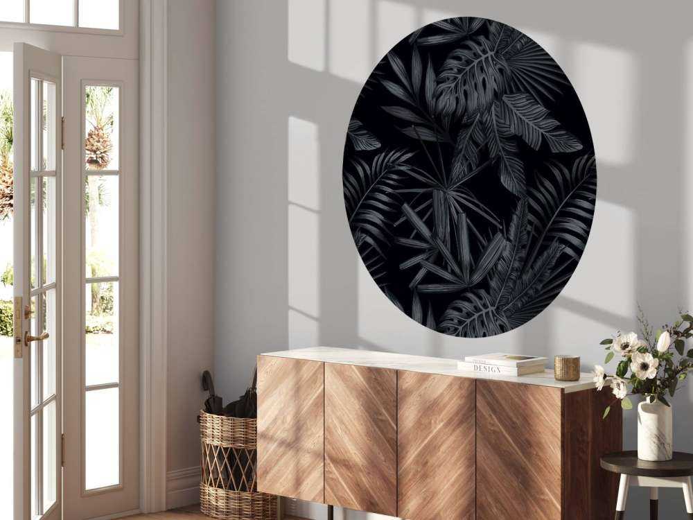 Tropikalne czarne liście