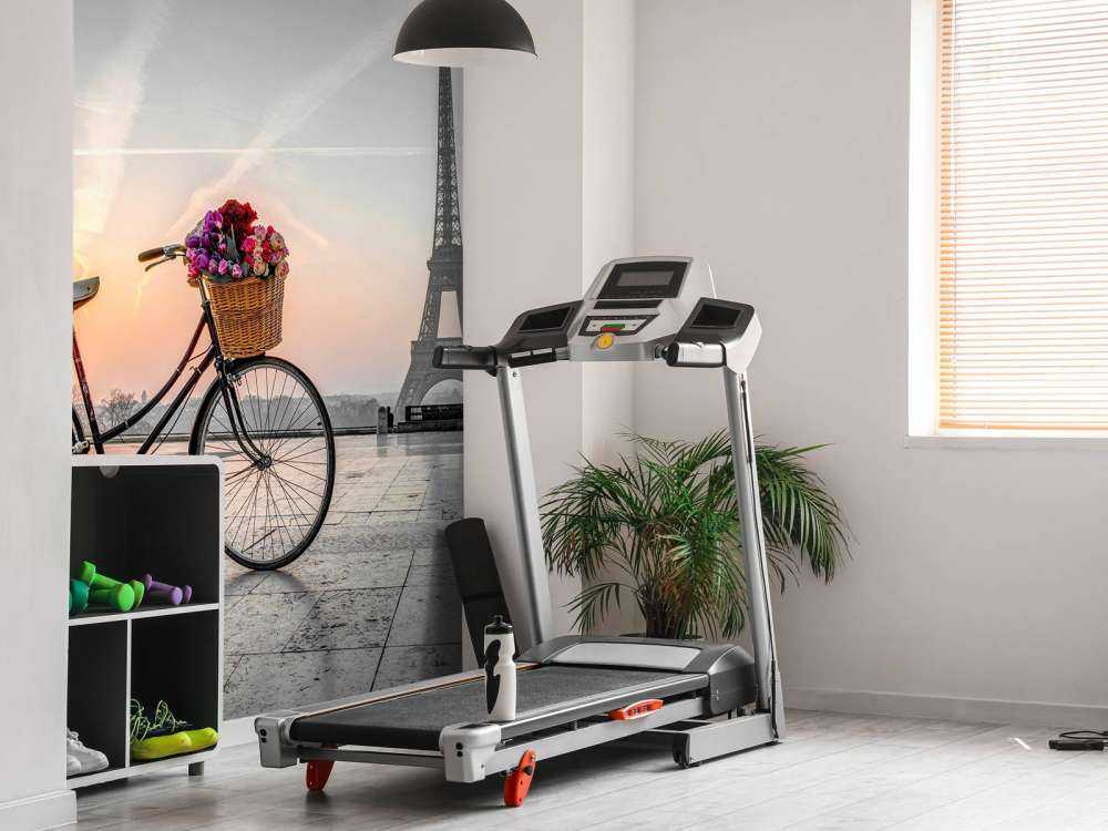 Zachód słońca na wieży Eiffla