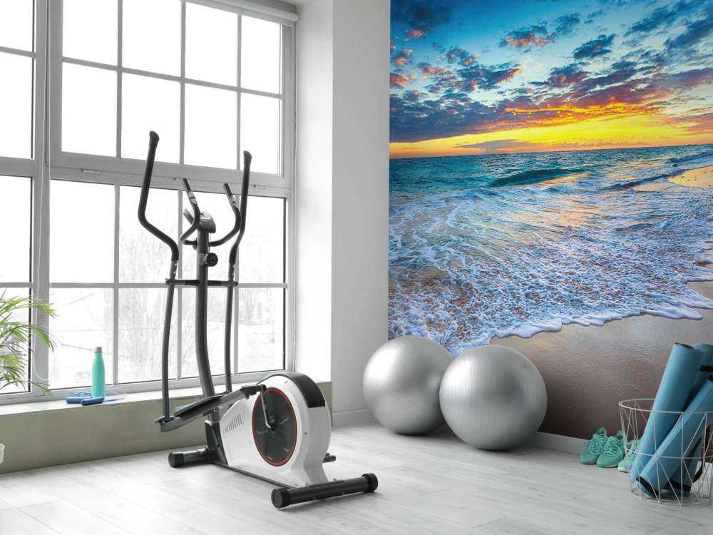 Wschód słońca na plaży