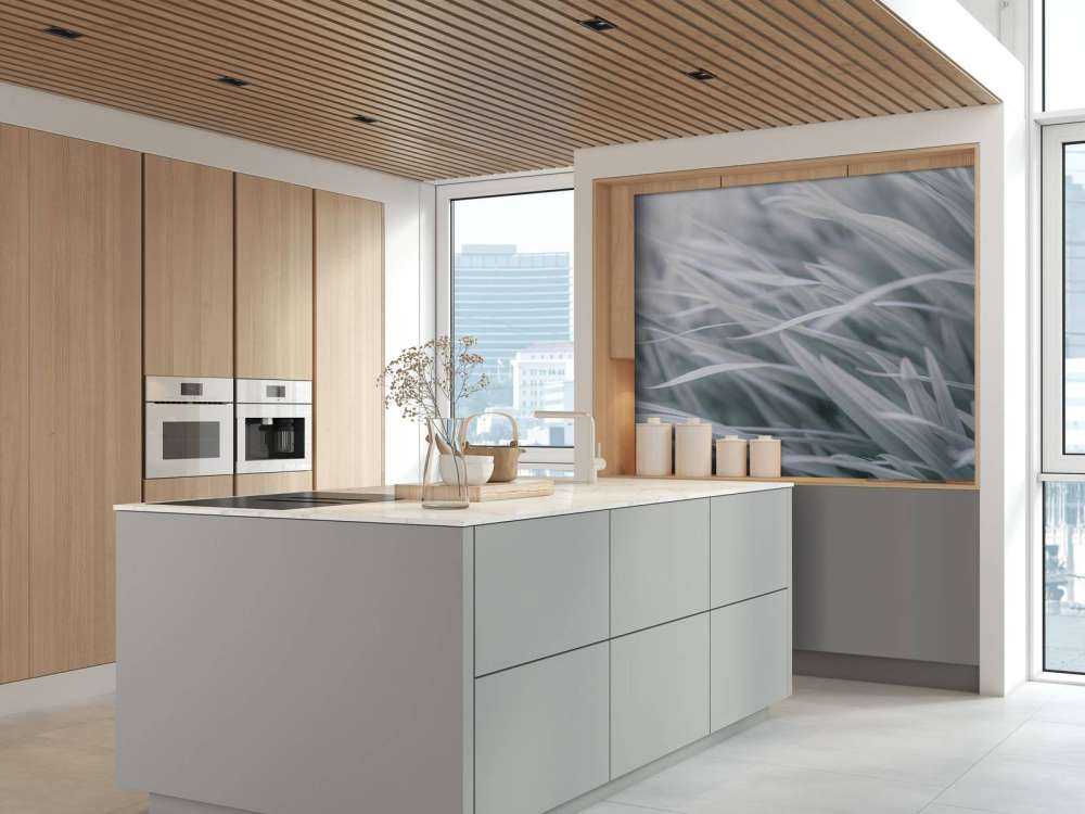 Zbliżenie na źdźbła trawy