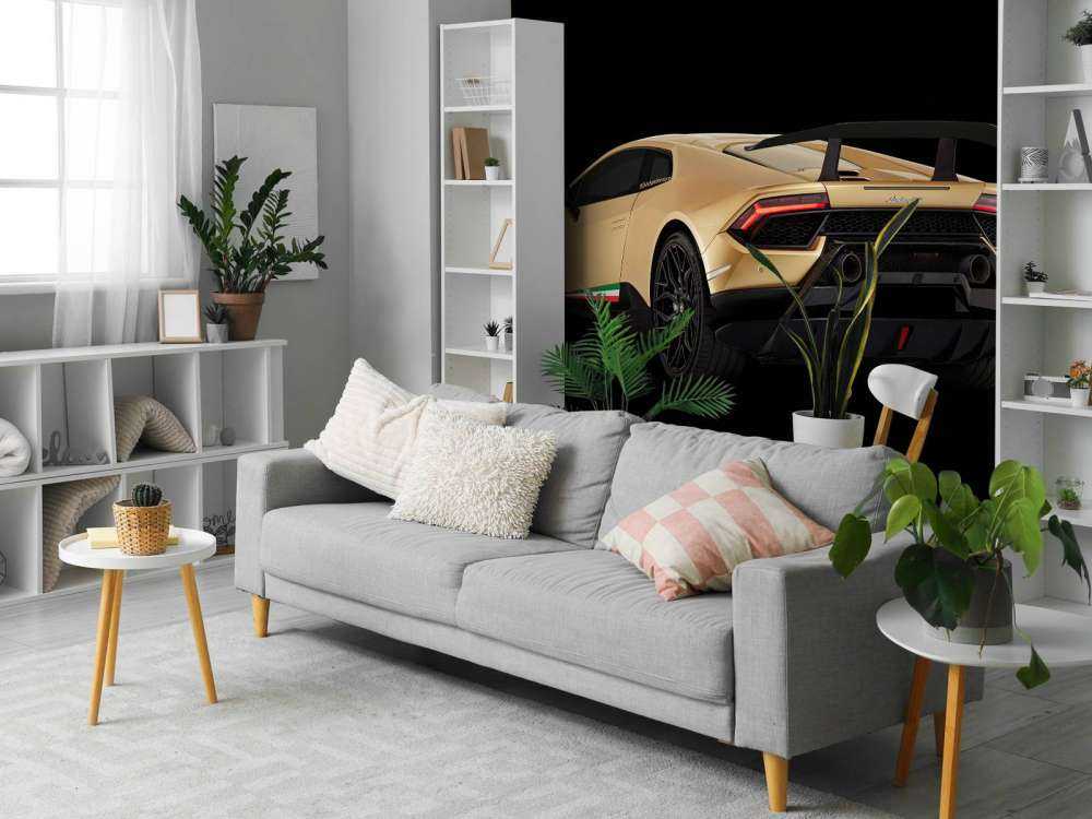 Lamborghini Huracán - Lewa tylna strona, czarny